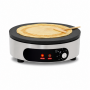 Crêpière Ronde Professionnelle Électrique 3000W – Plaque Fonte 40 cm