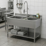 Plonge grand bac 1500 x 700 mm