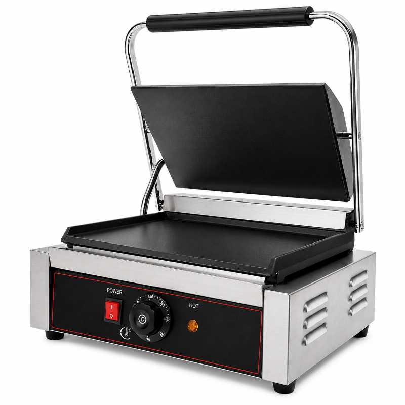 Grill de contact professionnel, plaques lisses