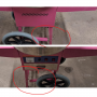 Machine barbe à papa avec chariot - modèle déclassé suite choc