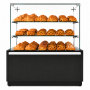 Tour à viennoiserie vitré professionnel avec éclairage LED - 1300 mm