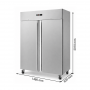 Armoire réfrigérée négative GN 2/1 1400L Inox
