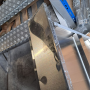 Table inox professionnelle Adossée- 1000 x 600 mm - modèle déclassé