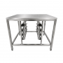 Support four 4 plaques GN1/1 et 600 x 400 plateau 930 x 850 mm