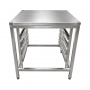 Support four 4 plaques GN1/1 et GN2/1 plateau 700 x 700 mm