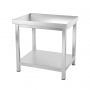Table inox professionnelle Centrale - 600 x 600 x 850 mm