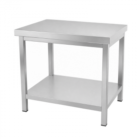 Table inox professionnelle 1000 x 600 x 850 mm