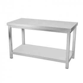 Table inox professionnelle 1200 x 600 x 850 mm