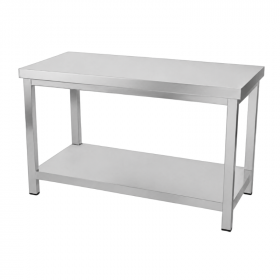 Table inox professionnelle Centrale - 1500 x 600 x 850 mm