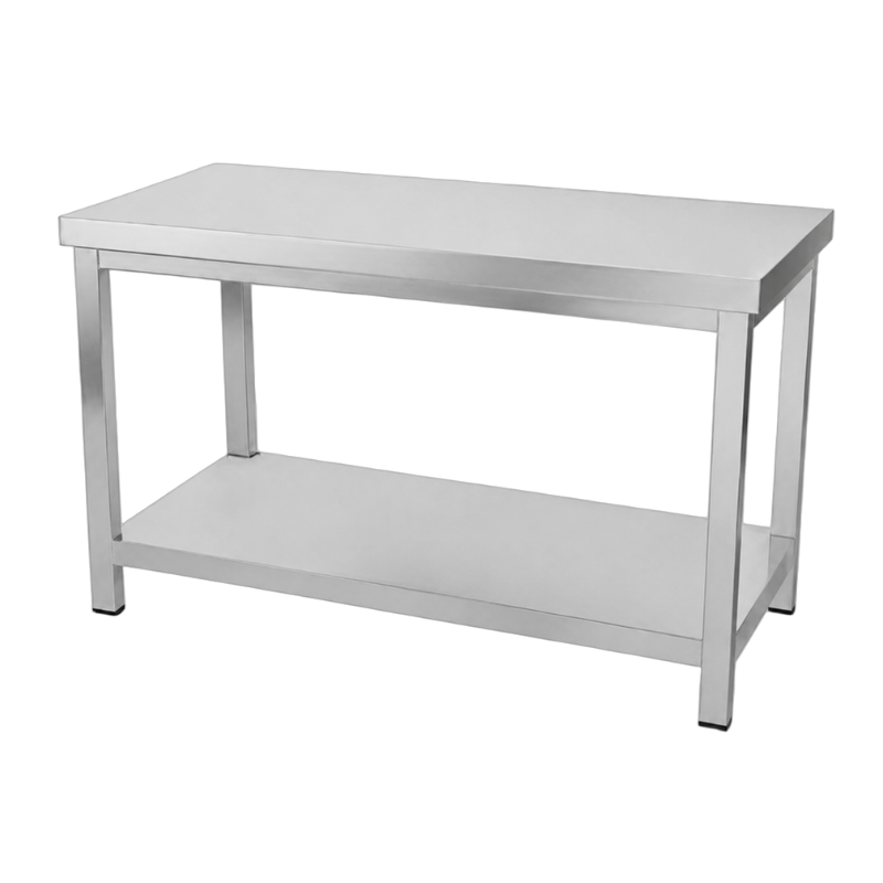 Table inox professionnelle Centrale - 1500 x 600 x 850 mm