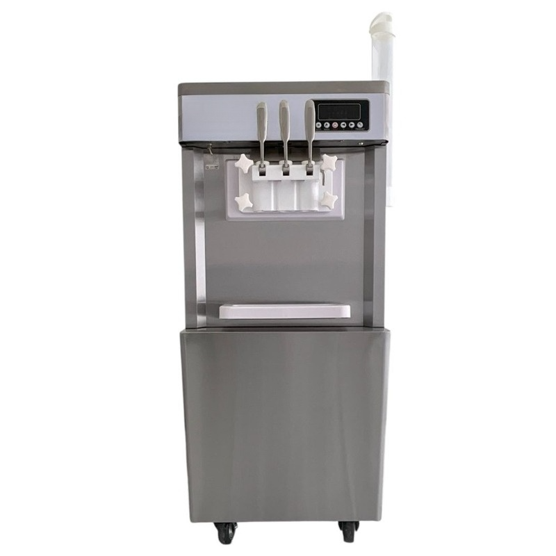Machine à glace à l'italienne 2 parfums 3 manettes