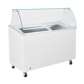 Vitrine à glace - 7 bacs de 5 litres