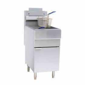 Friteuse gaz professionnelle sur pieds sans couvercle - 25 Litres
