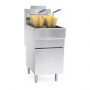 Friteuse gaz professionnelle sur pieds sans couvercle - 25 Litres