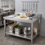 Table inox Adossée - 1500 x 700 mm
