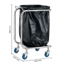 Porte sac poubelle mobile