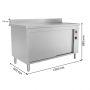 Meuble adossé chauffant 1200 x 600 x 950 mm