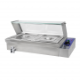 Bain-marie électrique professionnel 2 bacs GN 1/2