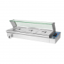 Bain-marie électrique professionnel 3 bacs GN 1/2