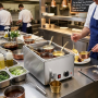 Bain-marie électrique avec robinet de vidange