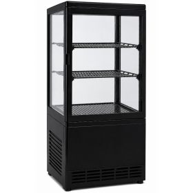 Mini vitrine réfrigérée positive à poser 58 L - Noir
