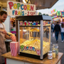 Machine à pop-corn Noire