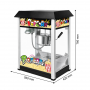 Machine à pop-corn Noire