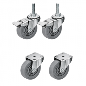 Set de 4 roues pour table