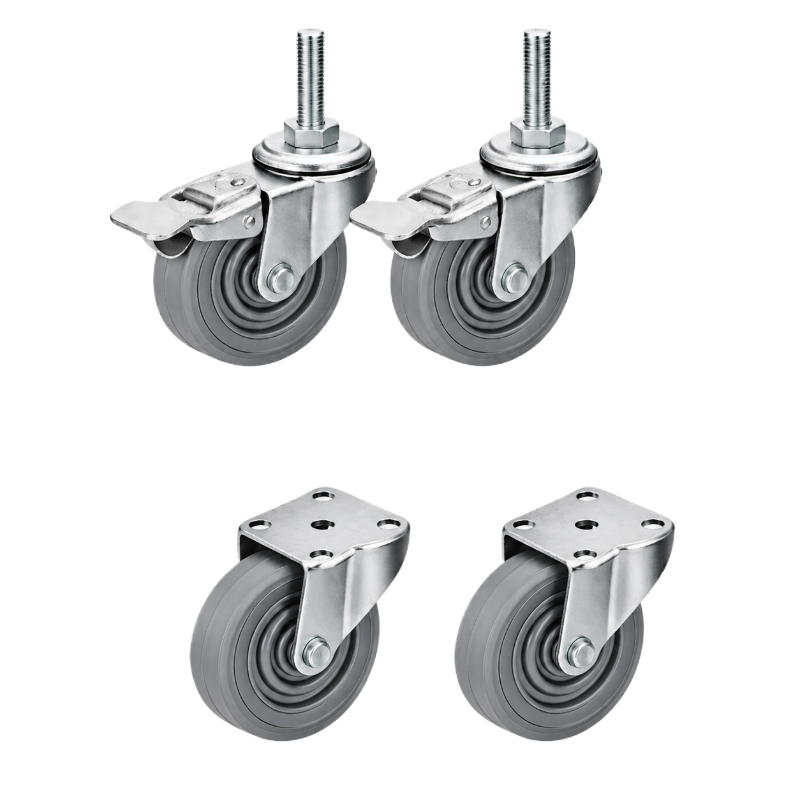 Set de 4 roues pour table