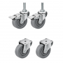 Set de 4 roues pour table