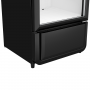 Armoire à boissons réfrigérée 240L noire et blanche 1 porte