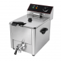 Friteuse électrique avec vanne de vidange - 6 Litres