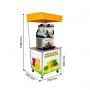 Machine à granita 2 x 15 L sur chariot avec parasol