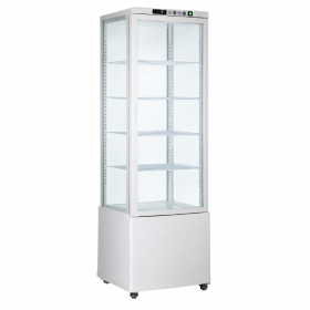 Vitrine réfrigérée panoramique 235 Litres - Blanc