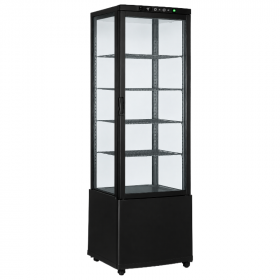 Vitrine réfrigérée panoramique 235 Litres - Noir
