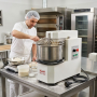 Pétrin à pâte professionnel 2 vitesses avec tête relevable 50 litres Triphasé