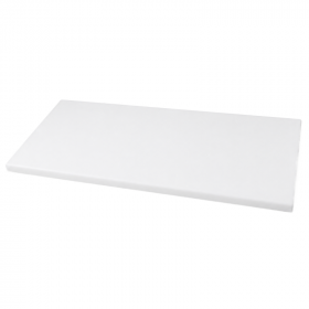 Planche à découper en polypropylène blanche 1000 × 700 × 25 mm