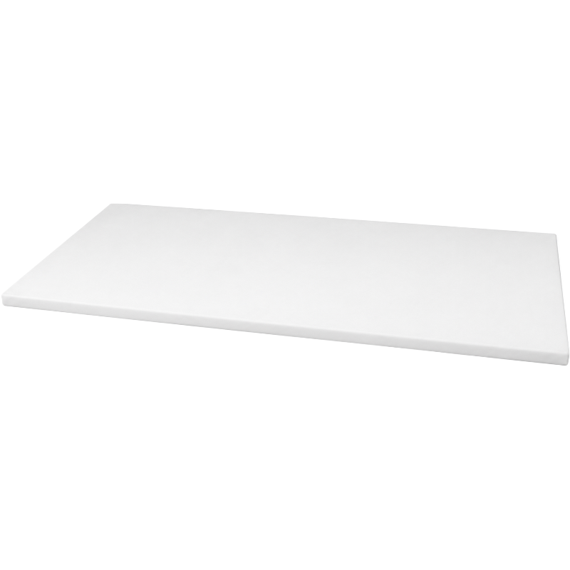 Planche à découper en polypropylène blanche 1400 × 700 × 25 mm
