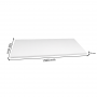 Planche à découper en polypropylène blanche 1500 × 700 × 25 mm