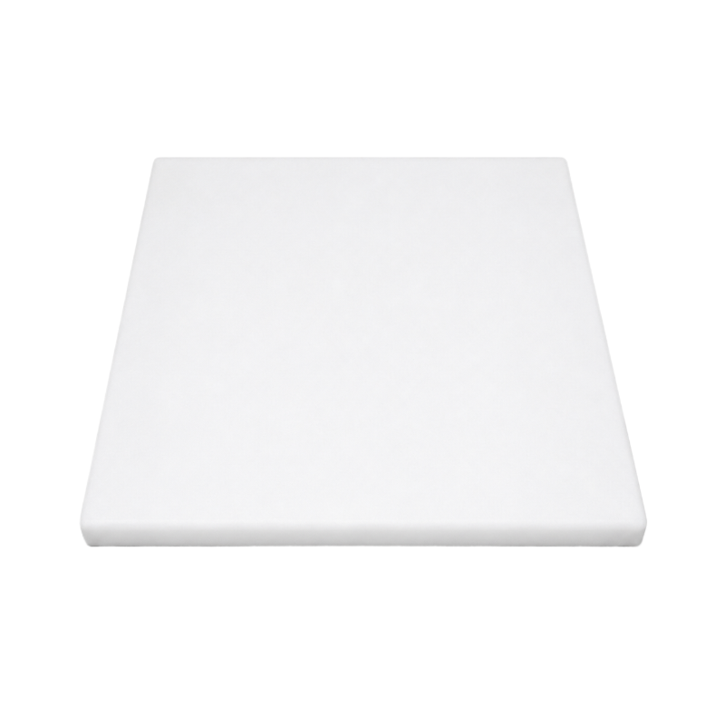 Planche à découper en polypropylène blanche 600 × 600 × 25 mm