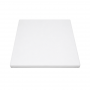 Planche à découper en polypropylène blanche 600 × 600 × 25 mm