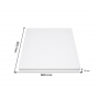 Planche à découper en polypropylène blanche 600 × 600 × 25 mm