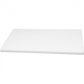 Planche à découper en polypropylène blanche 1000 × 600 × 25 mm