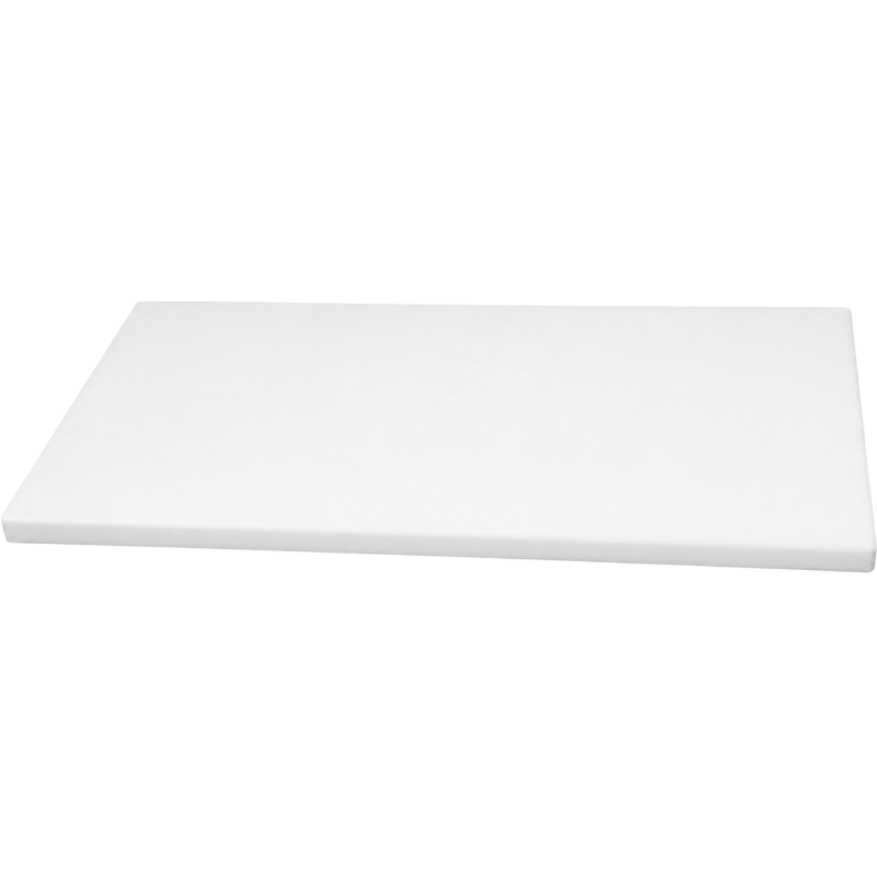 Planche à découper en polypropylène blanche 1000 × 600 × 25 mm