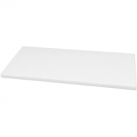 Planche à découper en polypropylène blanche 1200 × 600 × 25 mm