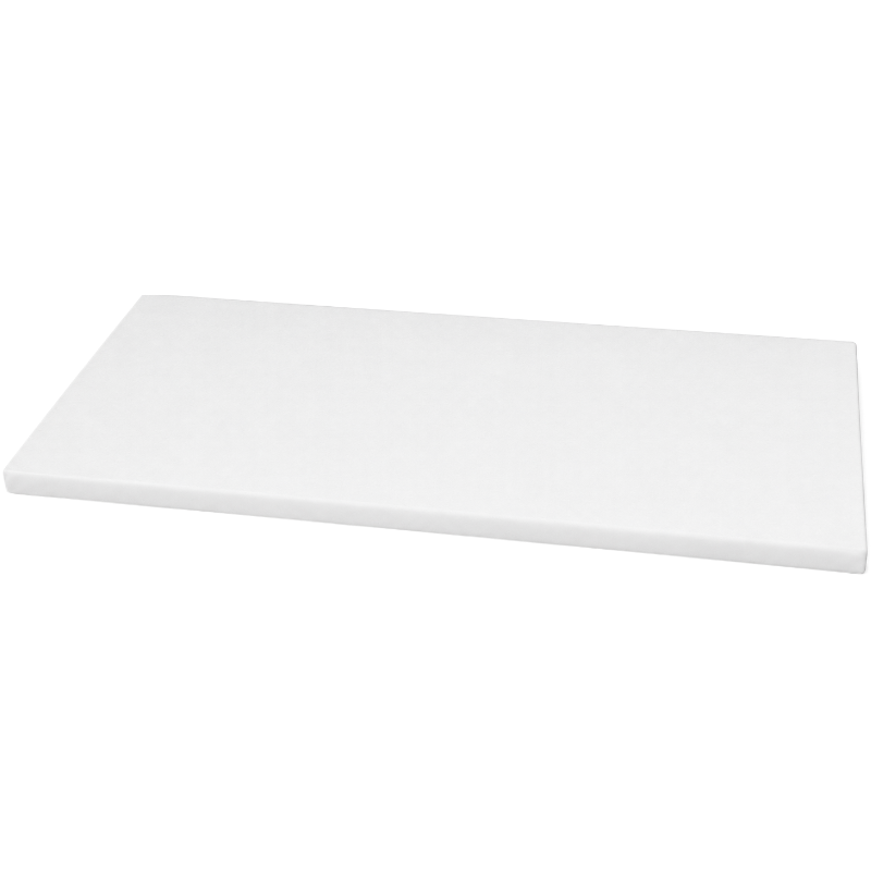 Planche à découper en polypropylène blanche 1200 × 600 × 25 mm