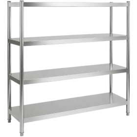 Rayonnage inox plein 1500 x 500 x 1700 mm