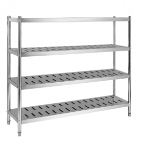 Rayonnage inox ajouré 1500 x 500 x 1700 mm