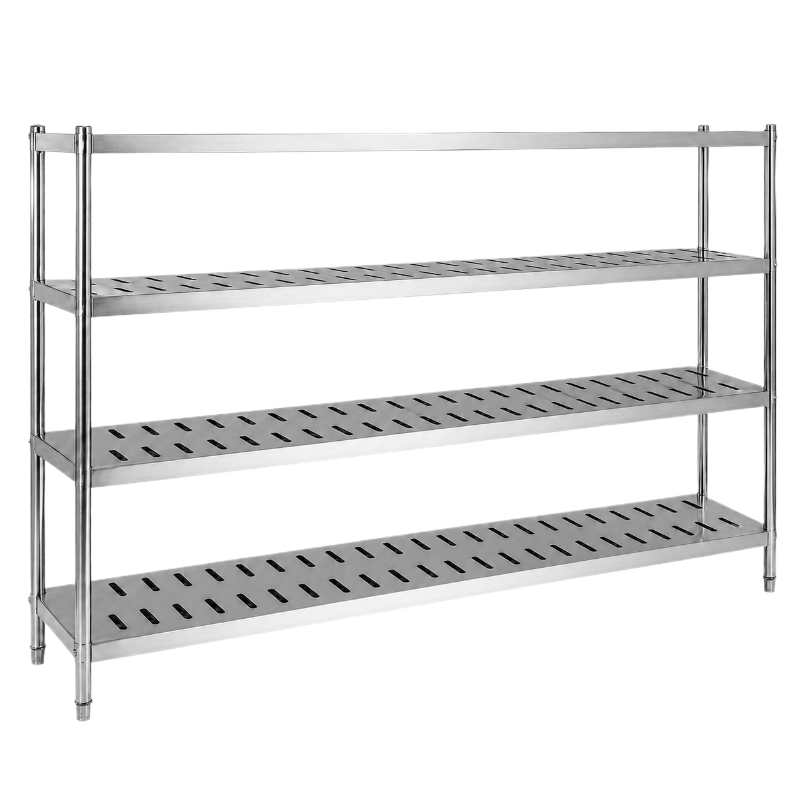 Rayonnage inox ajouré 1800 x 500 x 1700 mm