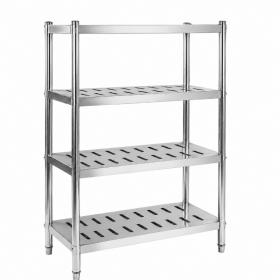 Rayonnage inox ajouré 800 x 500 x 1700 mm
